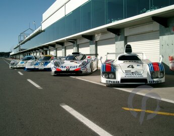 Gentlemen, start your engine. Siegertypen unter sich: Porsche 956, Porsche 962, Porsche 936 und Porsche GT1