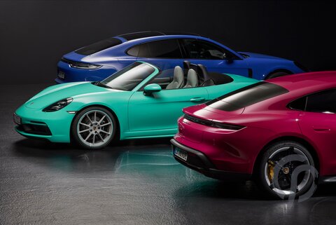 Comeback historischer Farben für alle Porsche-Modelle