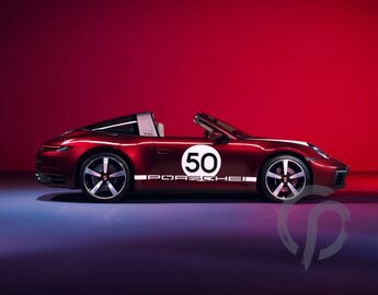 Porsche 911 Targa 4S Heritage Design Edition Heck