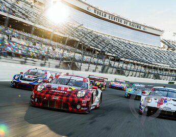 Sieben Porsche Kundenteams kämpfen in Daytona um Klassensiege